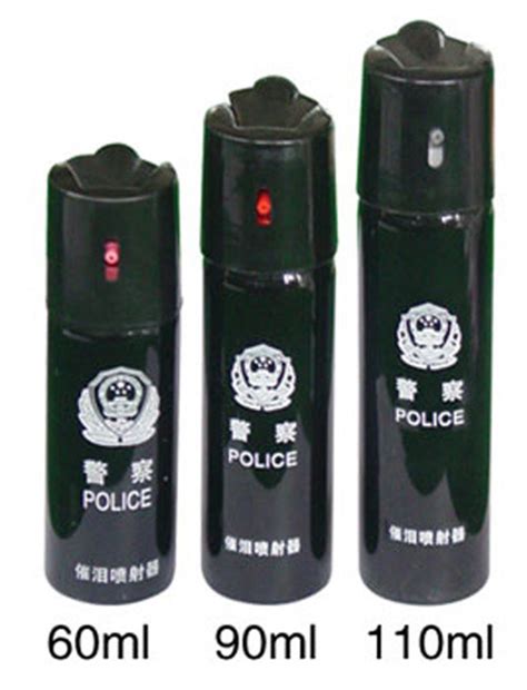 defense cs pepper spraytear gas ml china police pepper spray