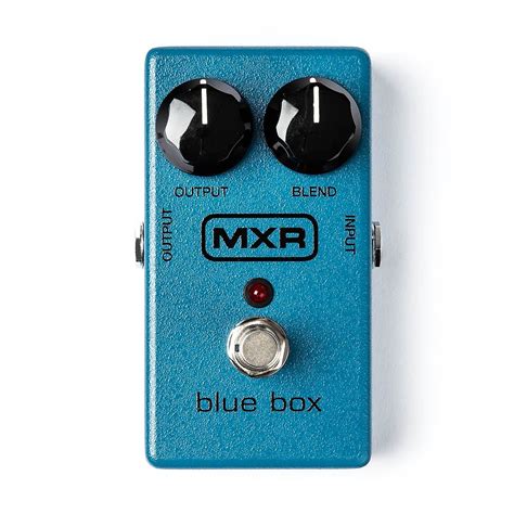 mxr  blue box octave fuzz pedal reverb