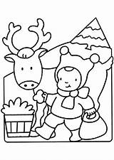 Peuter Noel Coloriage Kerst Enfant Peuters Kerstmis Kerstboom Cerf Coloriages Kerstman Feest Kerststal Noël Hugolescargot Sinterklaas Kleuren Animaux Tekening Rendier sketch template