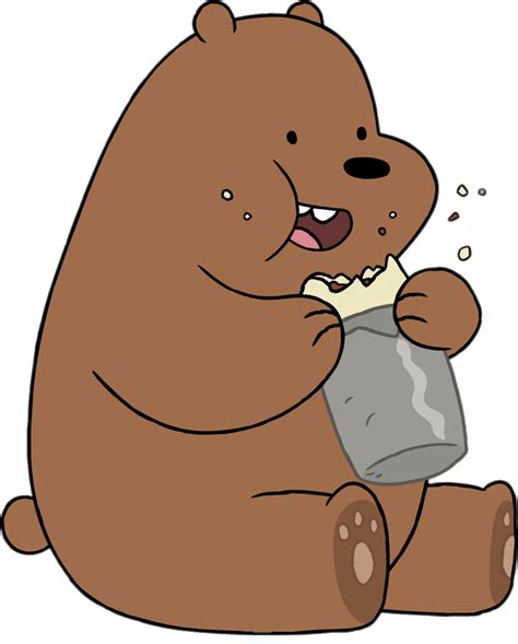 grizzly bear eating transparent png stickpng