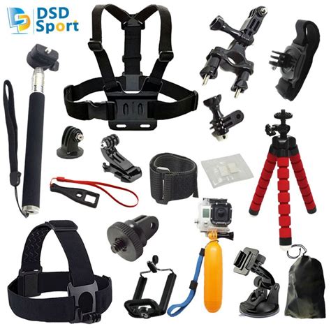 saqn  gopro session accessories kit tripod   pro hero     action camera sjcam