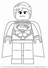 Lego Superman Draw Drawing Movie Step Coloring Pages Drawingtutorials101 Tutorials Learn Colouring Colorare Da Ausmalbilder Kids Choose Board Disegni Coloriage sketch template