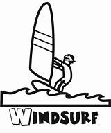 Windsurf Conmishijos Infantil Llenar Capaz sketch template