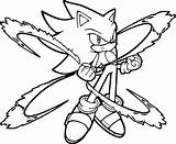 Sonic Coloring Pages Hedgehog Getcolorings Underground sketch template