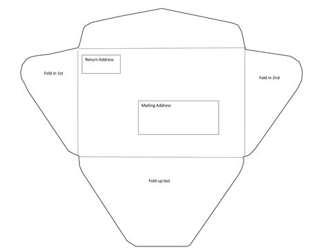 envelope templates word  templatelab