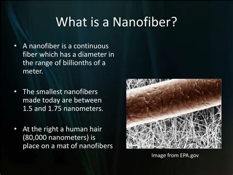 nanotechnology  nanofibers powerpoint    id