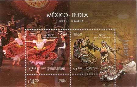 joint issue stamps  india  mexico