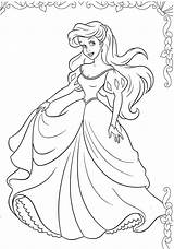 Principesse Colorare Dibujos sketch template