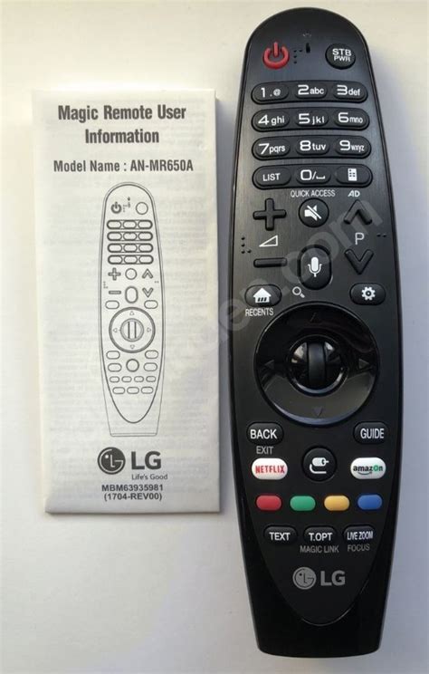 Lg An Mr650a Magic Remote Control Voice Mate Smart Tvs