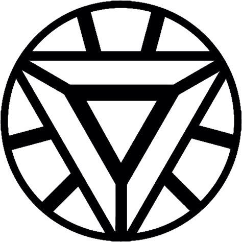 arc reactor template iron man logo iron man symbol avengers tattoo