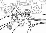 Sonic Mario Vs Pages Coloring Template Racing Templates sketch template