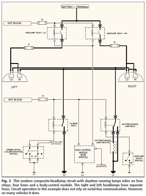 wiring schematic simple headlight wiring diagram