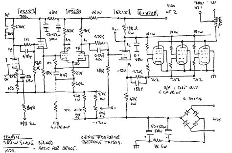 hiwatt  guitar amp service manual  schematics eeprom repair info  electronics