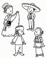 Coloring Posadas Las Pages Library Clipart Mexican Culture sketch template