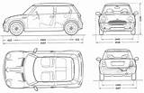 Blueprints Viejos Carro Coches Autocad Escala Minicooper Buscar Tarta Minions Motos sketch template