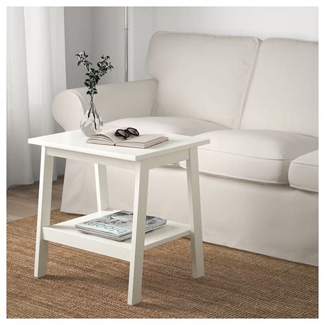 lunnarp side table white  ikea white side tables