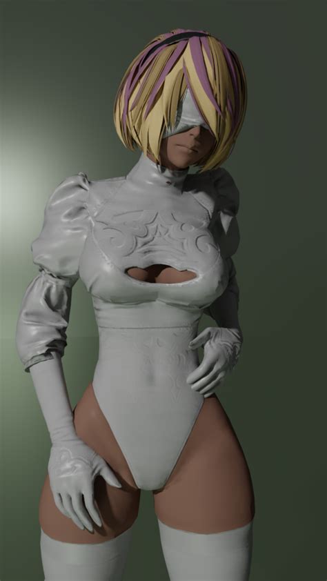 Rule 34 3d Android Big Ass Big Breasts Blender Blindfold Blonde Hair