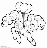 Pony Coloring Pages Little Pie Pinkie Mlp Baby Printable Horse Balloons Lcibos Printables Choose Board Sheets sketch template
