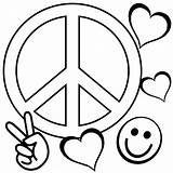Peace Coloring Pages Kids sketch template