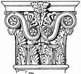 Corinthian Roman Capital Clipart Column Greek Pilaster Pilasters Coloring Ornaments Scroll Etc Pages Template Gif Clipground Sketch Usf Ornate Edu sketch template