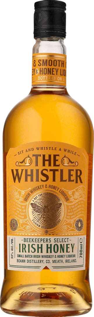 whisky  whistler irish honey whiskey