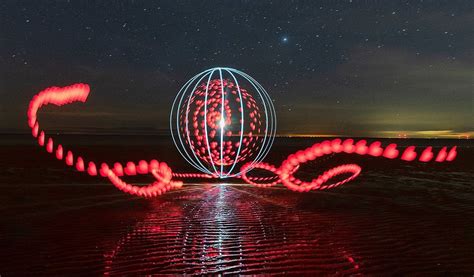 valentines day inspired light paintings created  essex bbc news