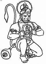 Hanuman Ji Sketch Anjaneya Shri Desipainters Clipground sketch template