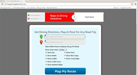 remove maps driving directions