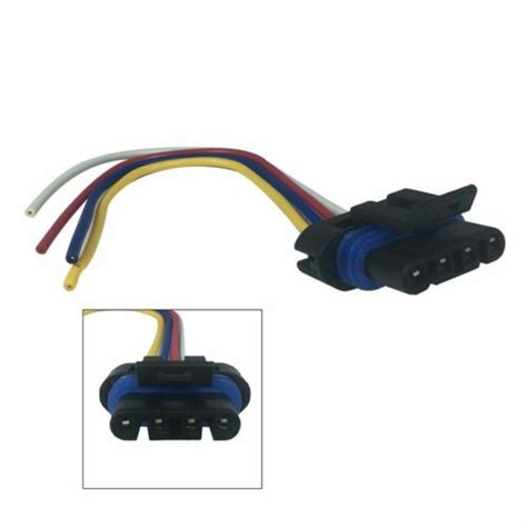 alternator wire lead plug harness repair connector delco csd  terminal ebay