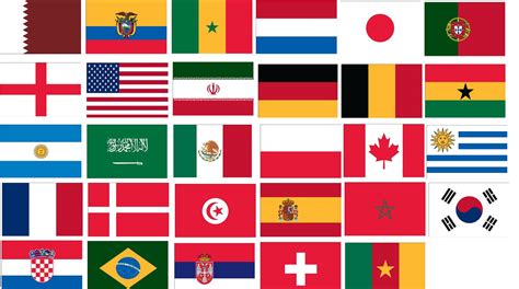 Discount Cheap World Cup Set 3x5 Polyester Flags Low Price World Cup