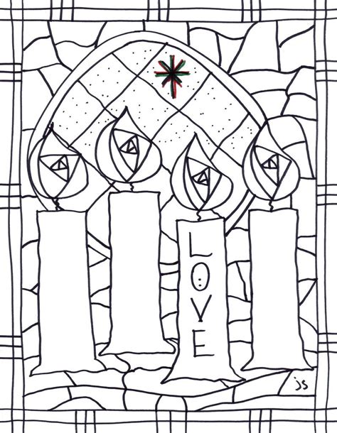 advent coloring sheets  printable coloring pages