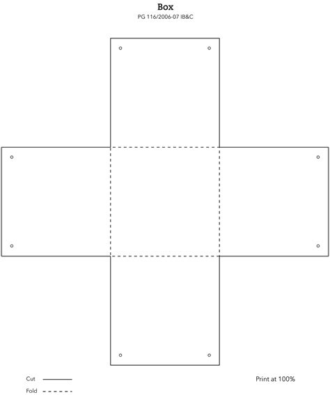 images   printable box templates square square box