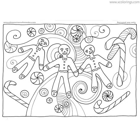 gingerbread man doodle coloring pages xcoloringscom