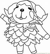 Animal Crossing Coloring Wendy Pages Coloringpages101 Getcolorings Color sketch template