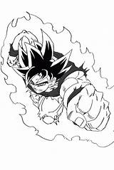 Goku Sangoku Instinct Omen Ui Dbz Chibi Dragonball Ezequiel Hawkins Getdrawings Saiyan Preto Desenhar Vegeta Kaioken Minhas Kindly Pratique Migatte sketch template