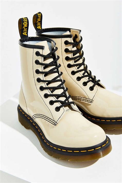 dr martens  patent leather boot