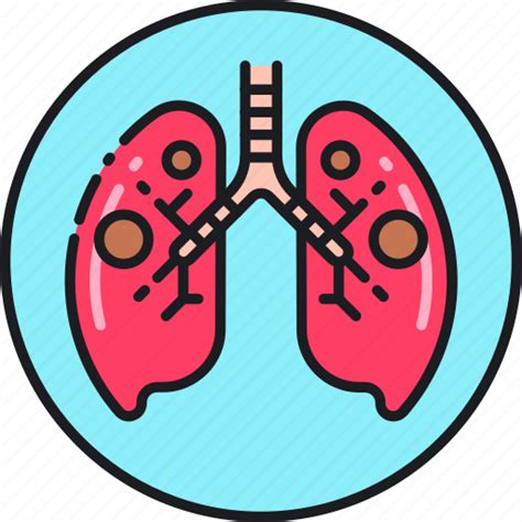 bacteria disease infection lungs pneumonia tb tuberculosis icon