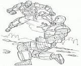 Coloring Pages Iron Man Fighting Avengers Color Printable Info sketch template