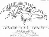 Raven Coloring Pages Outline Drawing Nfl Logos Print Paintingvalley Baltimoreravens sketch template