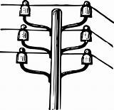 Clipart Power Pole Lines Energia Electric Line Coloring Poles Electrica Para Colorear Lineman Imagen Vector Post Energy Graphics 61kb Clipground sketch template
