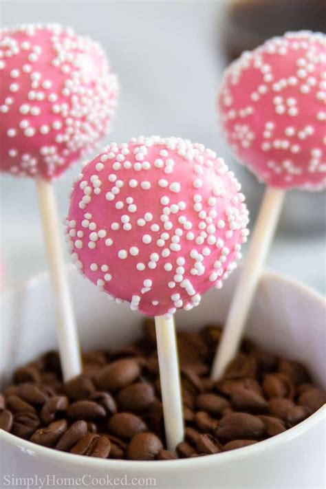 cake pops easy  fool proof simply home cooked