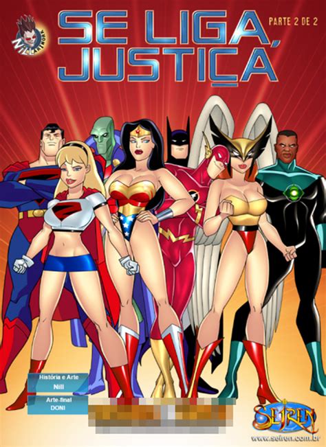liga da justiça porno em quadrinhos eróticos com personagens transando entre si