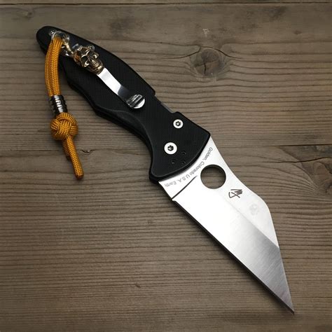 custom knife spyderco yojimbo ii