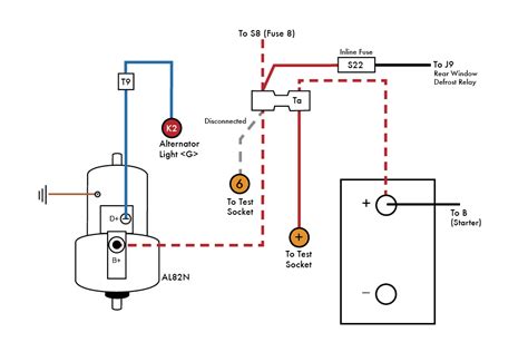 diagram bosch aln alternator wiring diagram mydiagramonline