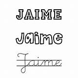 Jaime Nombre Nombres sketch template