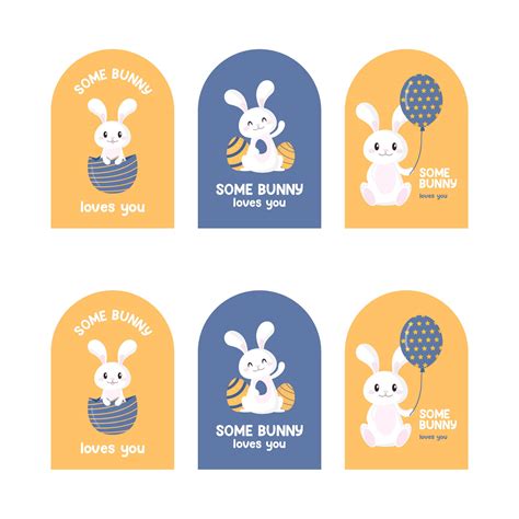 easter bunny tags    printables printablee
