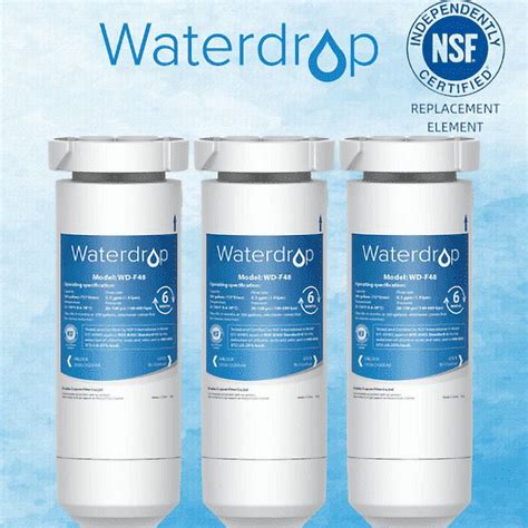 Waterdrop Xwf Water Filter For Ge® Refrigerator Replacement For Xwf Ge