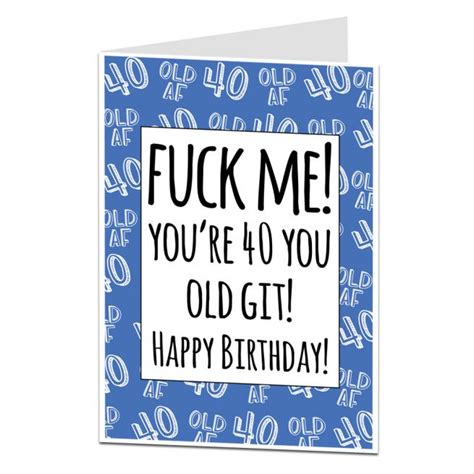 40th Birthday Card Ideas For Men Card Design Template