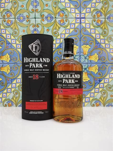 whisky highland park aged  years vol  cl  maeba single cask