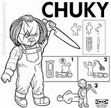 Ikea Characters Horror Instructions Movie Manuals Favorite Villains Assemble Movies Funny These Instruction Dangerousminds Now Worst Chucky Nookmag Famous Harrington sketch template